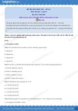Đề thi giữa kì 1 Hóa 10 Cánh diều - Đề số 1